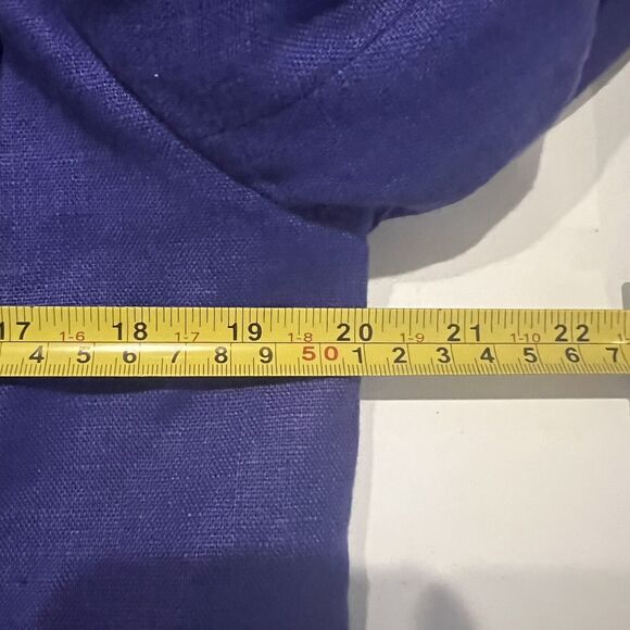 Vintage David N Petites Women’s Blazer 100% Linen Purple Size 10 - Picture 10 of 12